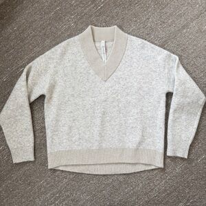 Lululemon Alpaca Wool Blend V-Neck Sweater